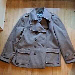 Women's Classic Tan Peacoat New York & Co XL